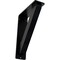 Ekena Millwork Traditional Wrought Iron Bracket, (Triple center brace), Powder Coated Black 2"W x 5 1/2"D x 8"H BKTM02X05X08TTR - alternate 1